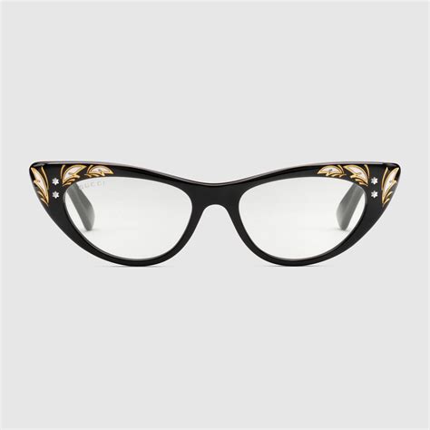 occhiali da vista gucci cat eye xl|Cat.